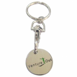 Custom branded shopping trolley token