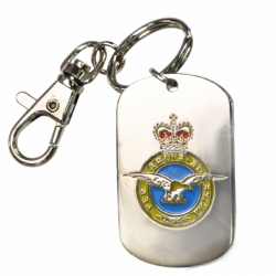 Dog tag keyring