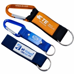 Fashion carabiner short lanyard with custom design