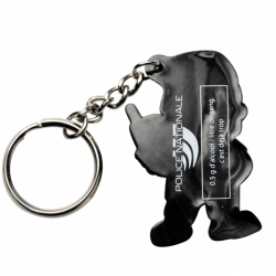 Figure shape pvc keychain