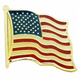 Flag lapel pin