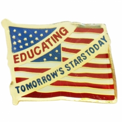 Flag lapel pin