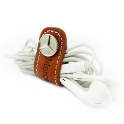 Leather Earphone Organizer