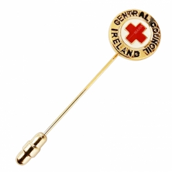Long pin brooch