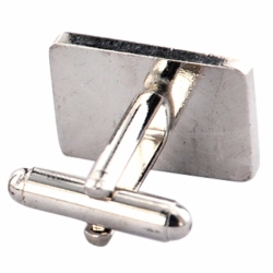 Metal printed cufflink