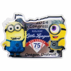 Minion lapel pin