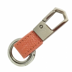 Multi-color leather key fob