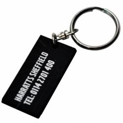 PVC rubber keychain