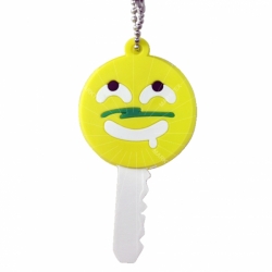 PVC torch key holder keychain