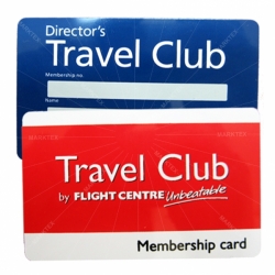 Plastic club member card