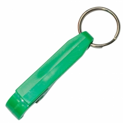 Plastic opener keychain