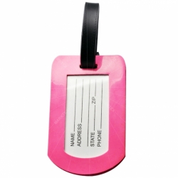 Rubber PVC luggage name tags
