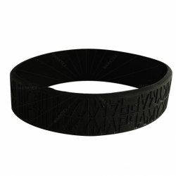 Silicone debossed wristbands