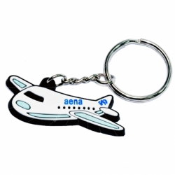 Souvenir rubber pvc keychain