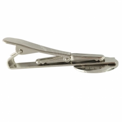 Sterling silver plated tie bar