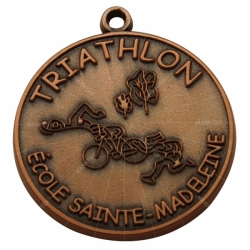 Triathlon medal