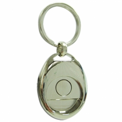 Trolley coin on a smart key fob