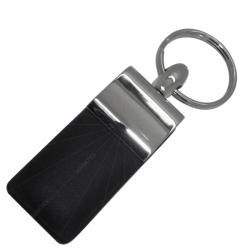 Various size and shape leather keychain