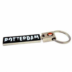 Zinc Alloy swivel pad printing key chains