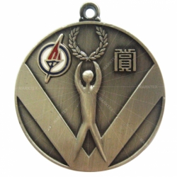 Zinc alloy medal