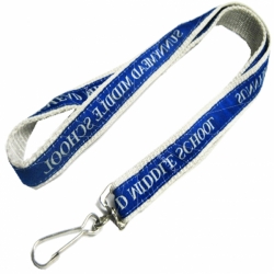 double layers lanyard with custom logo mark manufacturer