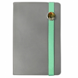 elastic strap with metal plaque