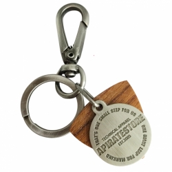 wooden key ring