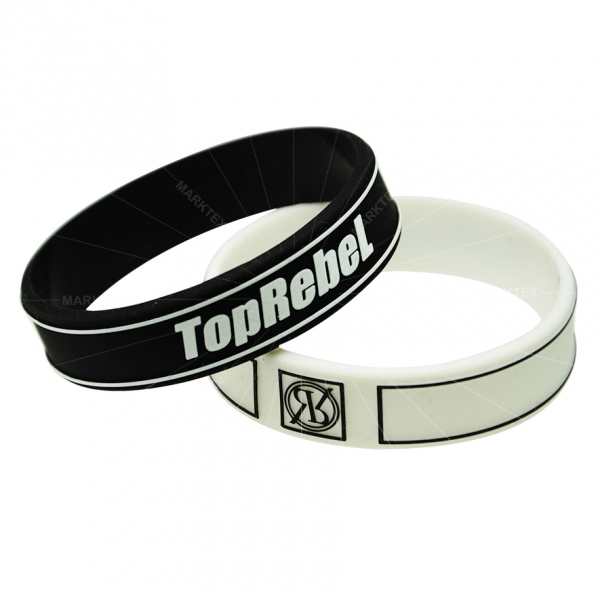 販促ギフト用オリジナルシリコンブレスレット