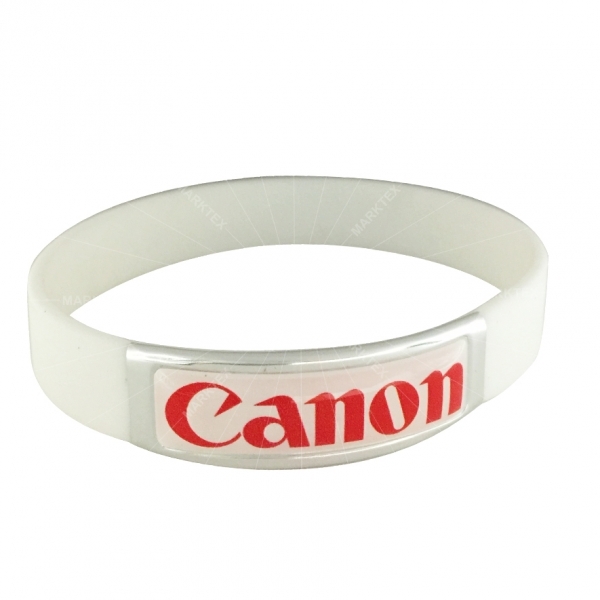 金属クリップ付きのファッションシリコンブレスレット