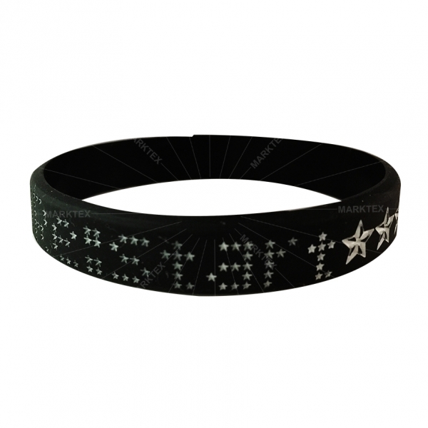 精巧なシリコンブレスレット