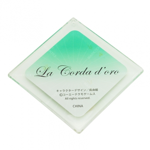 高品質透明アクリルキーホルダー