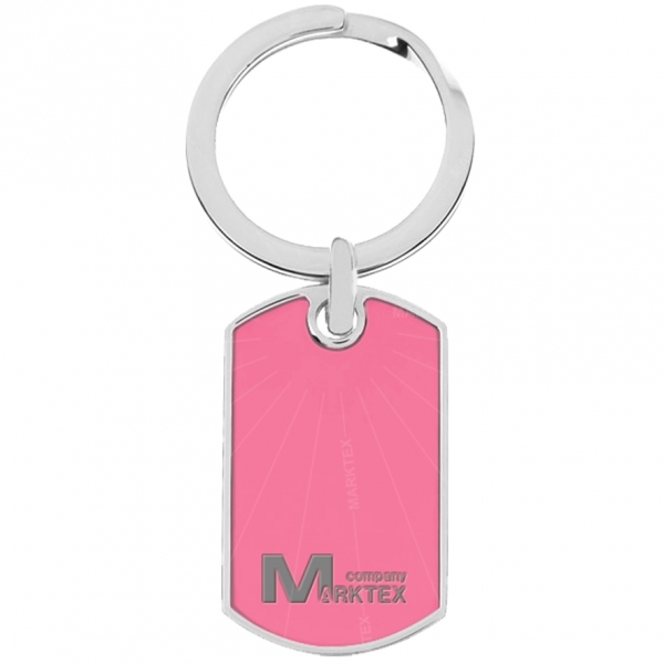 オリジナル亜鉛合金製ドッグタグキーチェーン