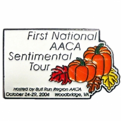 黒ニッケル鍍金ピンバッジ