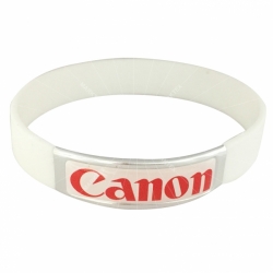 金属クリップ付きのファッションシリコンブレスレット