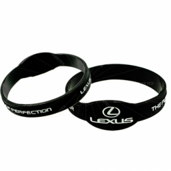 フィギュアードシリコンリストバンド