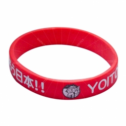 印刷ロゴ付きのシリコンリストバンド