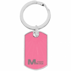 オリジナル亜鉛合金製ドッグタグキーチェーン